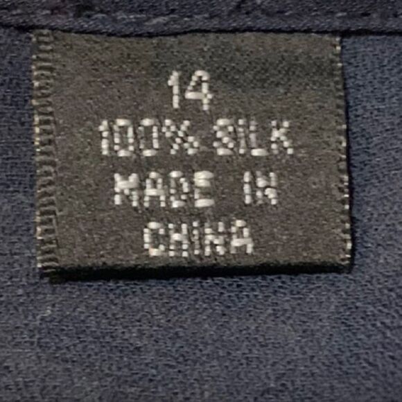 Ellen Tracy Silk Floral Fit and Flare Skirt Sz 14 - Picture 4 of 6